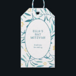 Etiqueta Para Presente Aquarela Botânica Estrela de Davi Bar Mitzvah<br><div class="desc">Etiqueta de presente perfeita para lembrancinhas em um bat mitzvah, bar mitzvah ou outra celebração judaica! Arte em aquarela feita à mão para você na frente e no verso! TOTALMENTE PERSONALIZÁVEL! Clique em “Personalizar” acima para editar o texto. Clique em "editar usando a ferramenta de design" para ajustar as fontes,...</div>