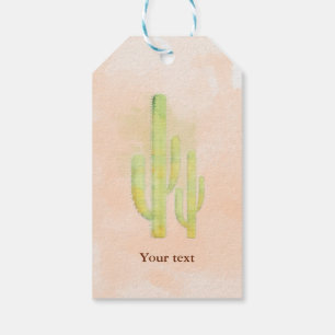Etiqueta Para Presente Aquarela Cactus Simple Southwestern Party Favor