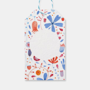 Etiqueta Para Presente Aquarela Floral