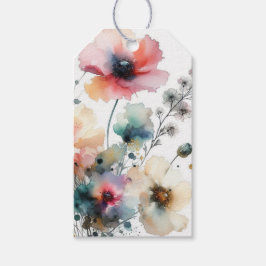 Etiqueta Para Presente Aquarela Tinta Alcoólica