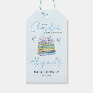 Etiqueta Para Presente Aquarela Um Novo Capítulo Começa churrasco de bebê