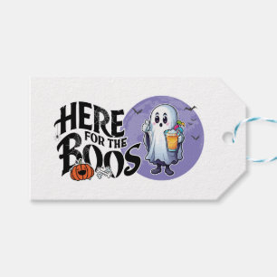 Etiqueta Para Presente Aqui para os Boos Beba e coloque seu Spook em ci
