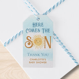 Etiqueta Para Presente Aqui Vem O Chá de fraldas Filho