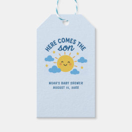 Etiqueta Para Presente Aqui Vem o Filho Churrasco de Bebê - Sol 