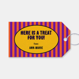 Etiqueta Para Presente Arco Coquette Halloween