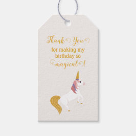 Etiqueta Para Presente Arco-íris Mágicos e Unicórnios