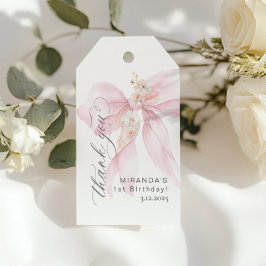 Etiqueta Para Presente Arco rosa Festa de aniversário