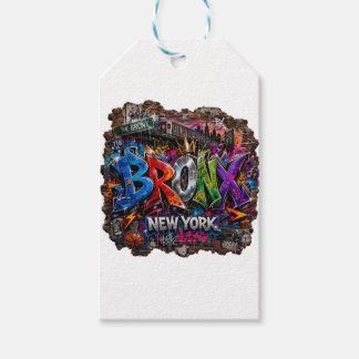 Etiqueta Para Presente Arte de Rua Grafite Urbano Bronx Nova York