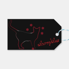 Etiqueta Para Presente arte engraçada de linhagem de gato, gato de linhag