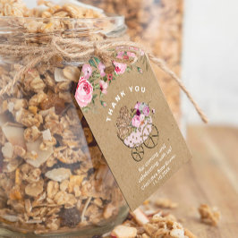 Etiqueta Para Presente Artesanato Papel Um Pequeno Chá de fraldas De Meni