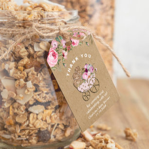 Etiqueta Para Presente Artesanato Papel Um Pequeno Chá de fraldas De Meni