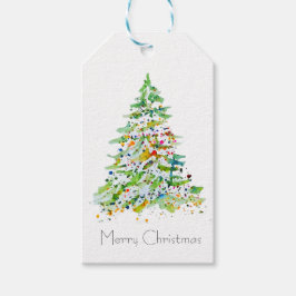 Etiqueta Para Presente Árvore de Natal