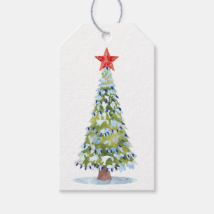 Etiqueta Para Presente Árvore de Natal/ Etiqueta de Presente Personalizad