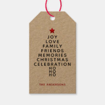 Árvore de Natal Moderna Deseja Kraft