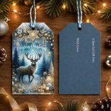 Árvore de Natal Rena Aquarela Florestal