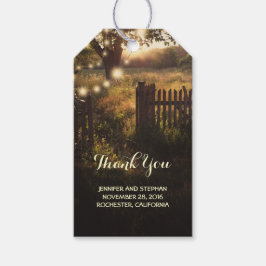 Etiqueta Para Presente Árvore e Luzes Russas