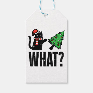 Etiqueta Para Presente Árvore Natal Dançando Xmas Engraçado