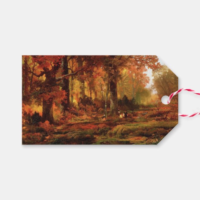 Etiqueta Para Presente Árvores autóctones em Cresheim Glen (Filadélfia) (Frente (horizontal))