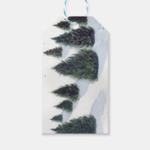 Árvores de Natal com Etiqueta de Presente - Suprim