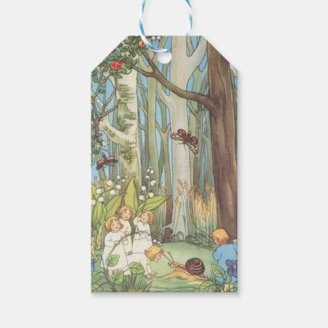 Etiqueta Para Presente As Crianças Raízes Sibylle Von Olfers (Frente)