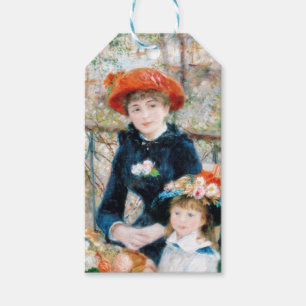 Etiqueta Para Presente As Duas Irmãs, No Terrace Auguste Renoir