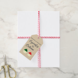 Etiqueta Para Presente Assados De Natal Engraçados Definitivamente Não Sã