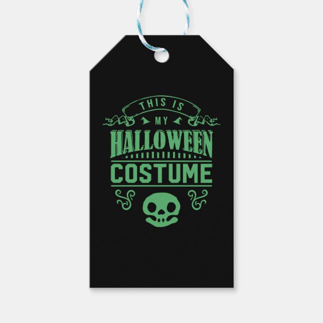 Etiqueta Para Presente Assustador Halloween (Frente)