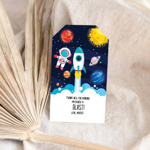 Etiqueta Para Presente Astronauta Astronauta Astronauta - Marca de Favor
