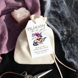 Etiqueta Para Presente 'Até a morte nos separamos de um convite para casa