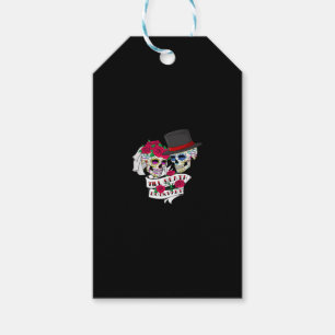 Etiqueta Para Presente Até que a Morte nos Separe Caveira
