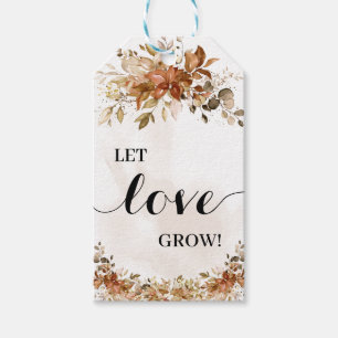 Etiqueta Para Presente Autumn Let Love Cresce Plant Gift Cai Eucalyptus