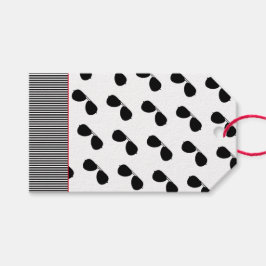 Etiqueta Para Presente Aviador - Piloto de Padrões de Óculos Solares Voan