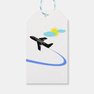 Etiqueta Para Presente Avião no fligh