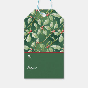 Etiqueta Para Presente Azevinho de Natal 