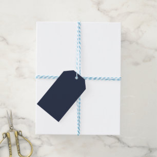 Etiqueta Para Presente Azul Marinho