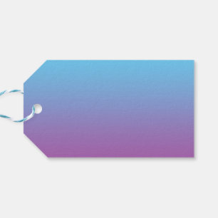 Etiqueta Para Presente Azul & Roxo