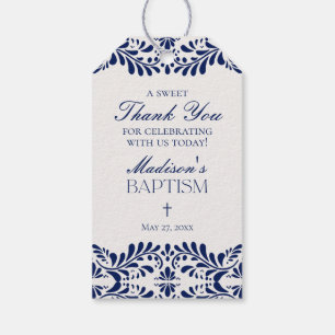 Etiqueta Para Presente Azulejo Talavera Azul Favor de Festa Espanhola Bat