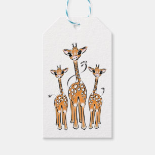 Etiqueta Para Presente Baby Giraffe