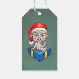 Etiqueta Para Presente Baby Santa Claus