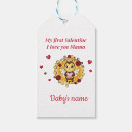 Etiqueta Para Presente Baby's First valentine