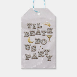 Etiqueta Para Presente Bachelorette Metálico Glitter Glitter legal Menina