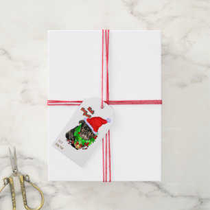 Etiqueta Para Presente Bah Hum Pug Natal