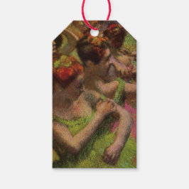 Etiqueta Para Presente Bailarinas Ajustando Seus Vestidos (Edgar Degas)