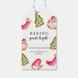 Etiqueta Para Presente Baking Spirits Bright Baking Party Simple 