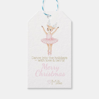 Etiqueta Para Presente Ballerina/Dance Gift Tags