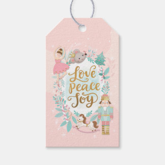 Etiqueta Para Presente Ballerina Gift, Pink Nutcracker Ballerina