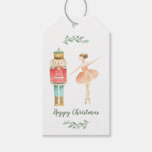 Etiqueta Para Presente Ballerina Nutcracker Dags de Natal