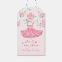 Etiqueta Para Presente Ballerina Tutu Vestir Obrigado