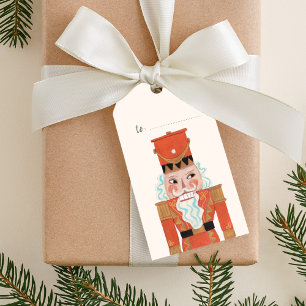 Etiqueta Para Presente Ballet do Quebra-Nozes Natal