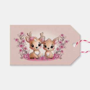 Etiqueta Para Presente Bambi de cartoon bonito abre Namorados